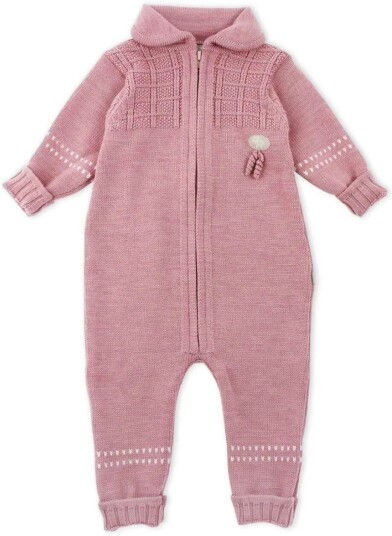 Lillelam Dress Classic Ulldress Baby 0-2ar - Rosa