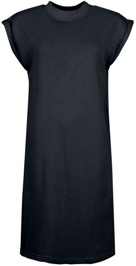 Urban Classics Kort kjole - Ladies Light Terry Dress - XS til 3XL - Damer - svart