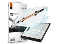 Spigen EZ FIT GLAS.tR, Tesla Model 3, Gjennomsiktig, Herdet glass, 9H, Blank skjermbeskytter