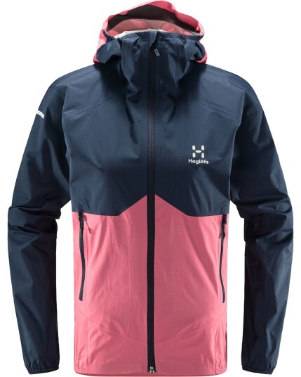 Haglöfs L.I.M Proof Multi Jacket W Tarn Blue/Tulip Pink (Storlek XXL)