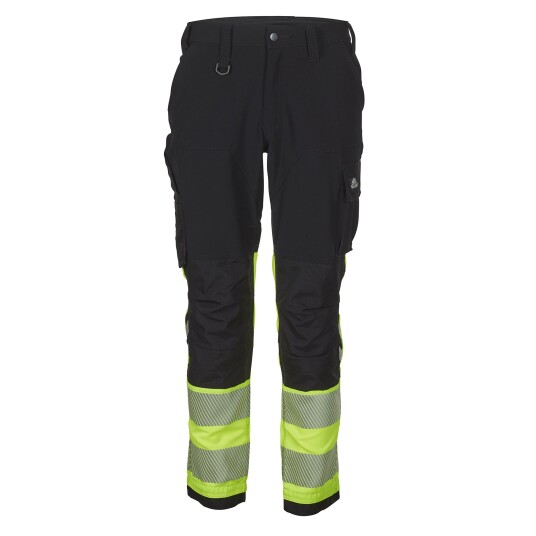 Bulldog 5745 Hi-Vis Stretch Trousers, Yellow/Black, 1 Piece, SBD-5745 50