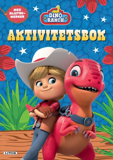 Aktivitetsbok Dino ranch med klistremerker