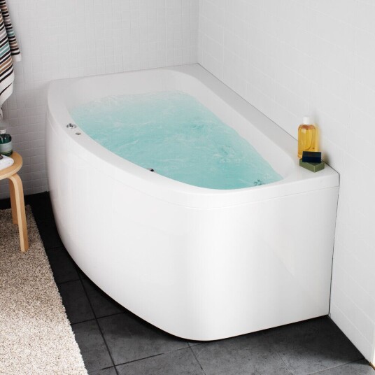 Hafa Aqua 160R Badekar/Massasjekar 1545x945 mm, System Deluxe