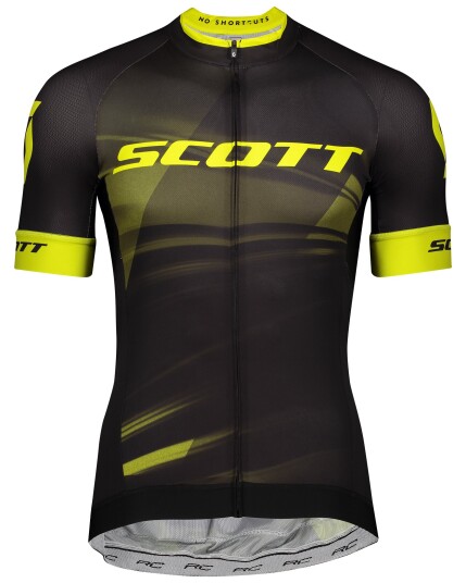 Scott RC Pro S/SL Shirt M Black/Sulphur Yellow (Storlek L)