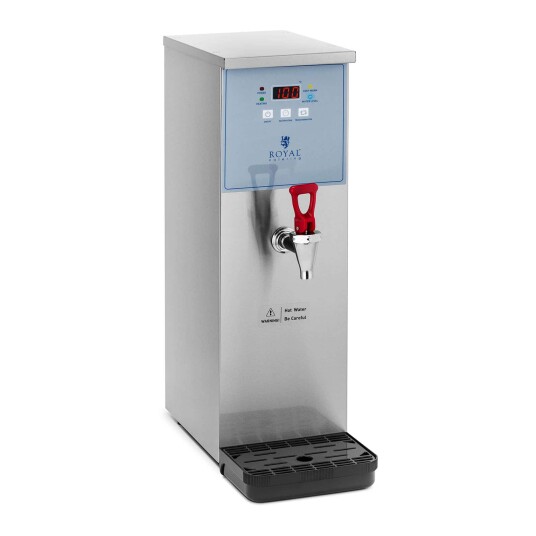 Royal Catering Varmtvannsdispenser - 10 L - 3000 W - vanntilkobling - Royal Catering RCWK-10L-AUT