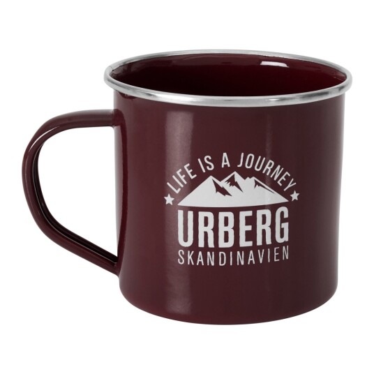 Urberg Emaljmugg 340 Ml Oxblood Red One Size OneSize