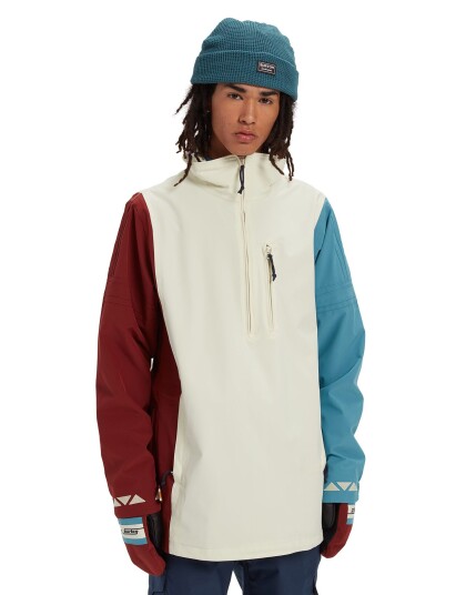 Burton Retro Anorak M Almond Milk (Storlek M)