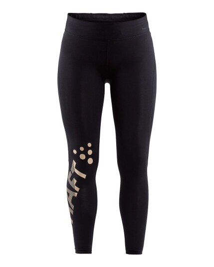 Craft Delta 2.0 Long Tights W Black/Champ (Storlek M)