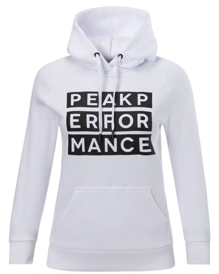 Peak Performance Sportwear Pullover Hood W White (Storlek S)