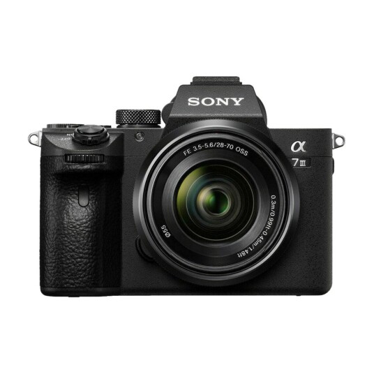 Sony Alpha A7 Mark 3 kamera med SEL2870 objektiv