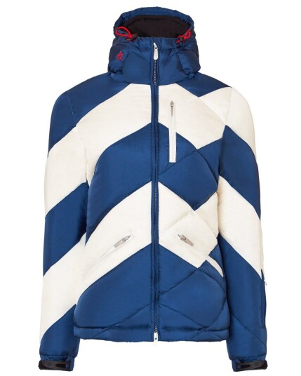 Perfect Moment Super Day II Jacket W Navy/Snow White Stripe (Storlek L)