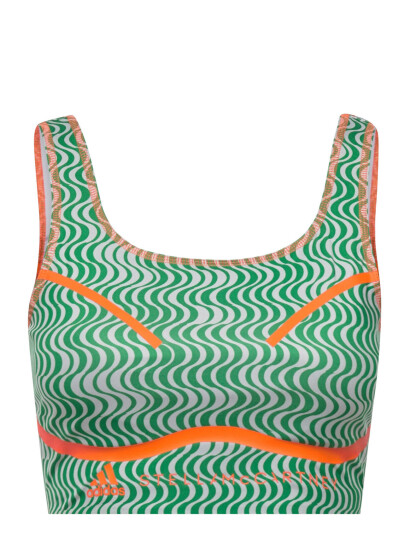 Adidas By Stella Mccartney Truepurpose Printed Crop Top Green Adidas By Stella McCartney GREEN/CLONIX XS