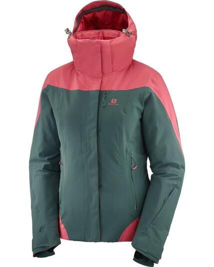 Salomon Icerocket Jacket W Green Gables (Storlek L)