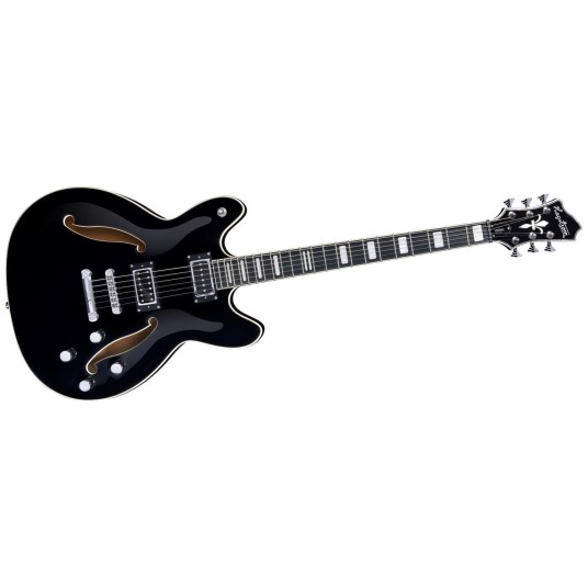 Hagstrom Viking Deluxe Baritone Svart