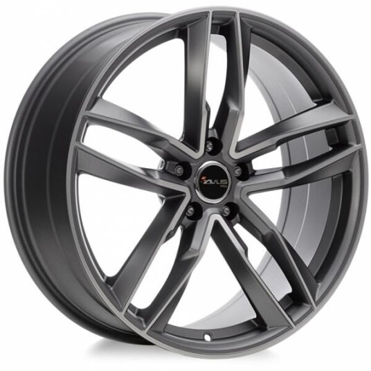 Avus Af16 Matt Anthracite Polished 8.5x19 5x112 ET40 B66.6