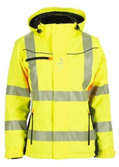 BS Gjøvik Vinterjakke, HiVis kl.3 Dame, Str. XL, Gul/Sort