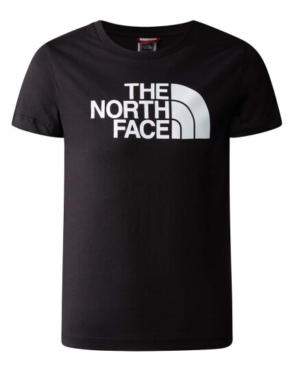 The North Face S/S Easy Tee JR TNF Black/TNF White (Storlek M)