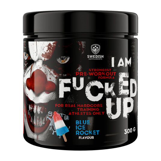 Swedish Supplements F#cked Up Joker Edition 300g Blue Ice Rocket, kosttilskudd 300g Blue Ice Rocket