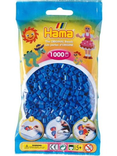 Hama Midi 5+ Ironing beads Blå 1000pcs