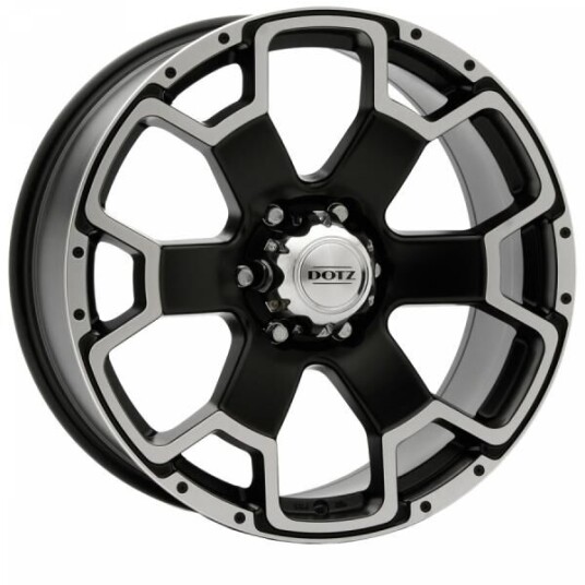 Dotz Desert Matt Black Polished 8x18 5x120 ET35 B65.1