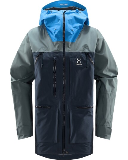 Haglöfs Vassi Gtx Pro Jacket M Tarn Blue/Steel Blue (Storlek L)