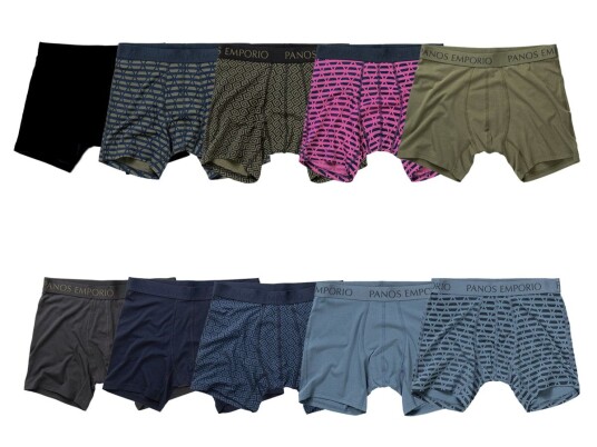 Panos Emporio Man Pe 10pk Base Bamboo Boxer Ass Solid And Printet L