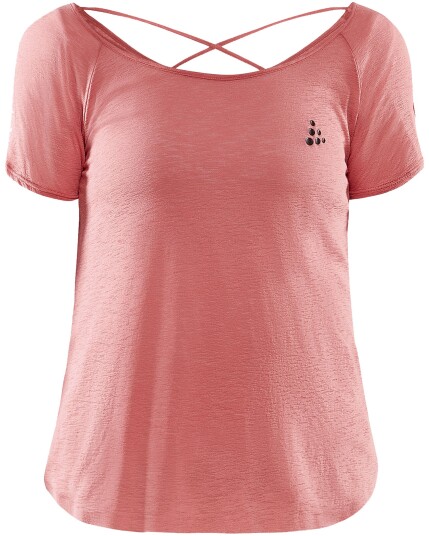 Craft Core Charge Cross Back Tee W Coral (Storlek L)