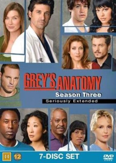 Grey'S Anatomy Sesong 3 DVD