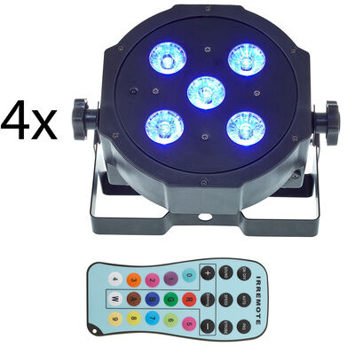 Fun Generation SePar Quad LED RGB UV Bundle 4