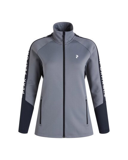 Peak Performance Rider Mid Zip Jacket M Quiet Grey (Storlek XL)