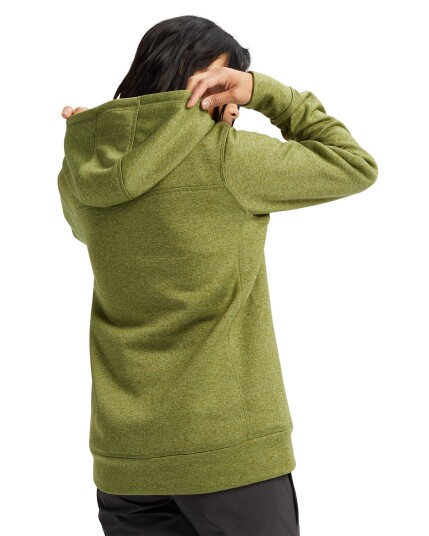 Burton Oak Pullover W Pesto Green Heather (Storlek M)