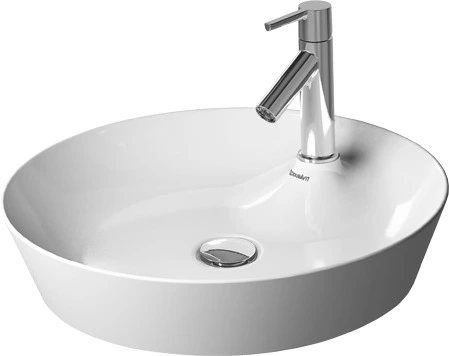 Duravit Cape Cod Toppmontert servant 480x480 mm, 1 bl.hull, u/overløp, Hvit