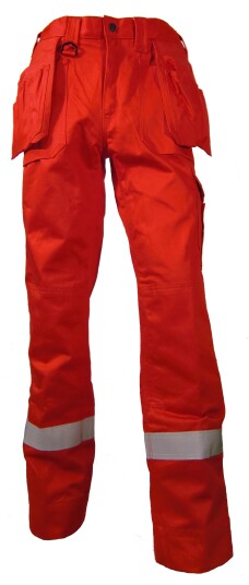 Bulldog 5017 Flame Retardant, Reflective, Hanging Pockets Trousers, Red, 1 Piece, SBD-5017 60