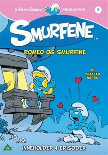 Smurfene 7 Romeo Og Smurfine DVD