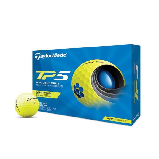 Taylormade Tp5 Golfball Gul