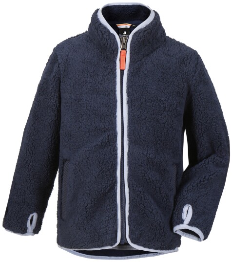 Didriksons Lo Kids Pile Jacket Navy (Storlek 110)