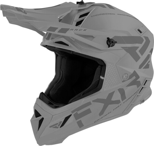 FXR Helium Prime 2023 Motocross Hjelm XS Grå