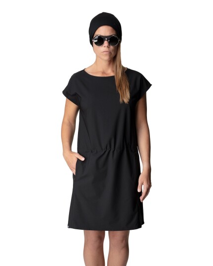 Houdini Dawn Dress W True Black (Storlek M)