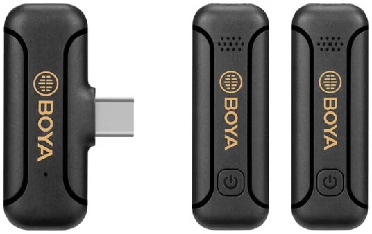 BOYA BY-WM3T2-U2 USB-C tokanals trådløs mikrofon