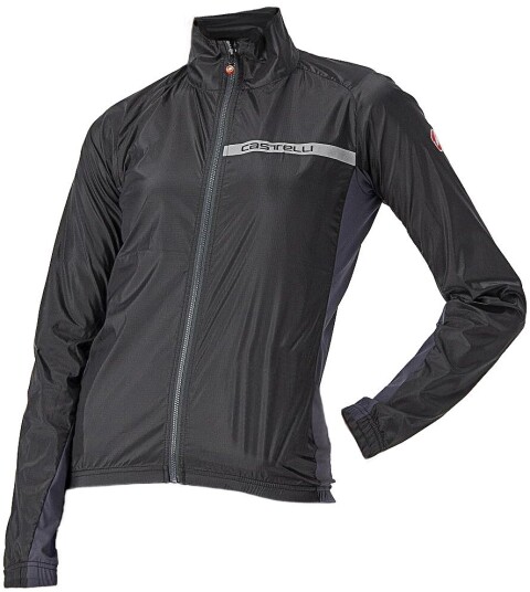 Castelli Squadra Stretch Jacket W Light Black/Dark Grey L