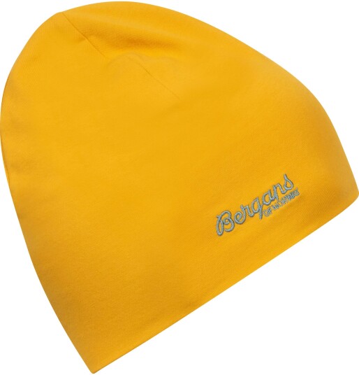 Bergans Of Norway Cotton Beanie Junior Light Golden Yellow OS