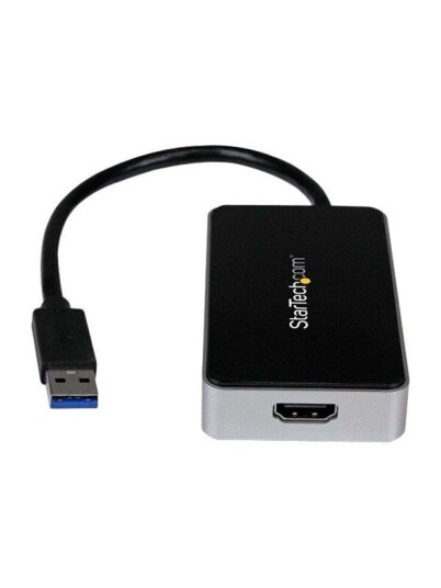 StarTech.com USB 3.0 to HDMI External Video Card Adapter with 1-Port USB Hub ekstern videoadapter