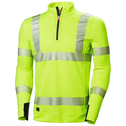 HH Workwear Workwear Helly Hansen Lifa Active Hi Vis Undertrøye Med Halv Glidelås Gull M