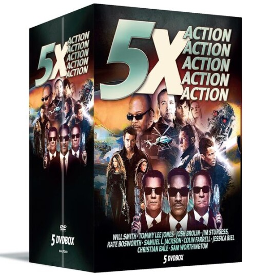 Action Crime - 5 Movie Box (DVD)