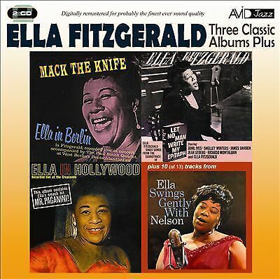 MediaTronixs Ella Fitzgerald : Three Classic Albums Plus: Mack the Knife/Let No Man Write My Pre-Owned