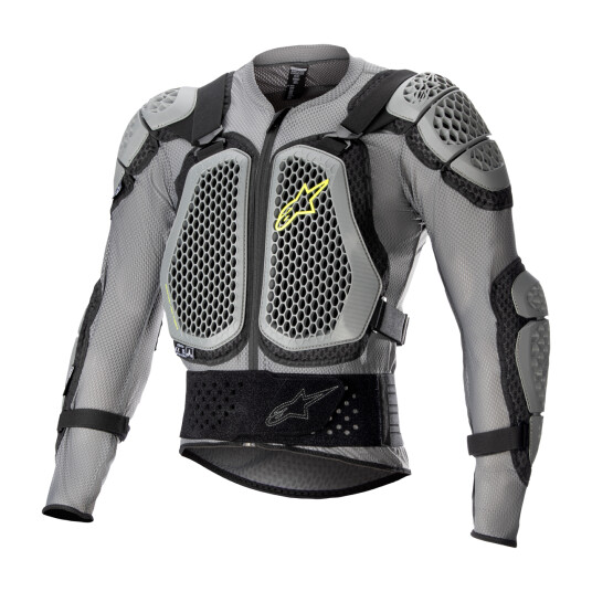 Alpinestars Bionic Action V2 Protective Jakke Gray-Svart-Gul Fluo