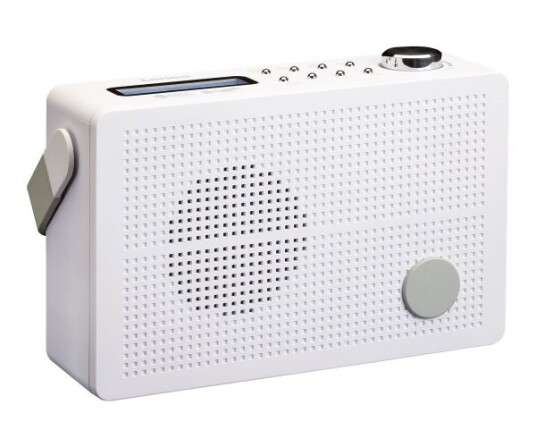 Lenco PDR-030 DAB-radio, hvit