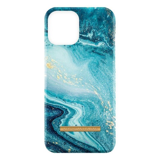 GEAR Onsala iPhone 13 Pro GEAR ONSALA Fashion Collection Deksel - Magnetisk - Blue Sea Marble