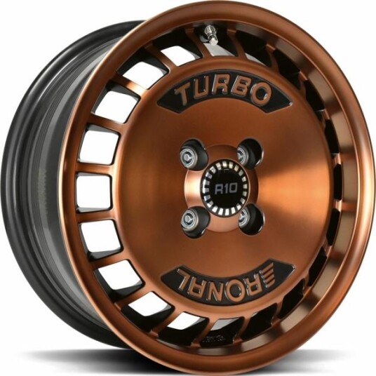 Ronal R10 Turbo Copper Matt Front Diamond Cut 7x15 4x100 ET28 B68