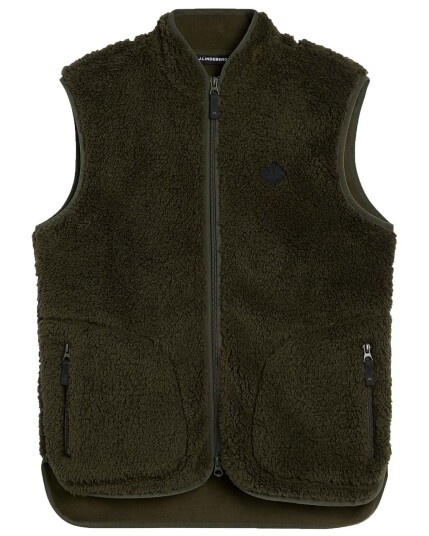 J.Lindeberg Patricia Pile Fleece Vest W Forest Green (Storlek M)